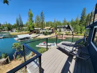Bass Lakefront Luxury w/ Private Dock and Game/Bar Room