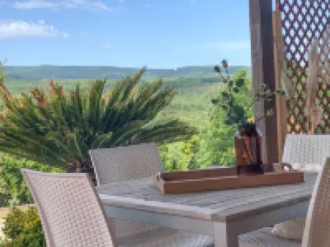 Wonderful apartment in a Tuscan farmhouse with swimming pool and panoramic terrace