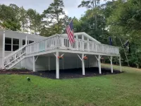 5 Min. to Lake Allatoona/15 Min. to DT W'Stock/Firepit/Sleeps 7/Huge Deck!