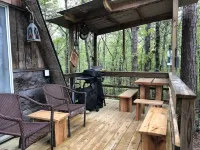 SHEKHINA  A tiny house in the woods. 40 acres. Total privacy. Weekend retreat.