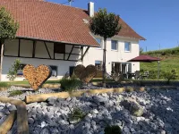 Vacation farmhouse New Style the chalet on northern Lake Constance with a barrel sauna