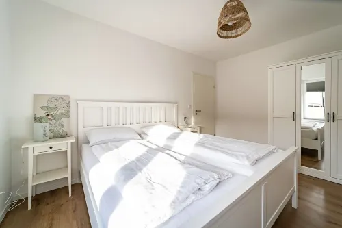 Quiet, ground-floor apartment just outside Quedlinburg, perfect for families