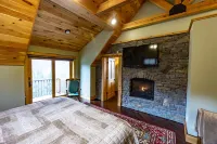 Stunning Mountaintop Retreat with High End Amenities and Four Fireplaces