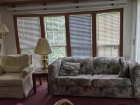 Park model unit #1 for rent by Silver Lake NY Hotels in Perry