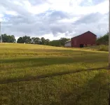 Peaceful country farmhouse.