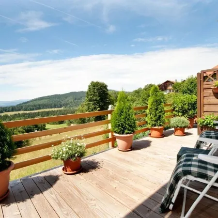 Ferienwohnung Panoramablick 2Südhanglage Mit Terrasse.Bodenmais,Arber Region