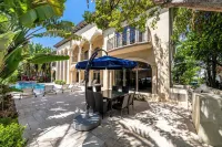 Gated Waterfront Luxury Home! Private Pool, Hot Tub & Mansion Views!