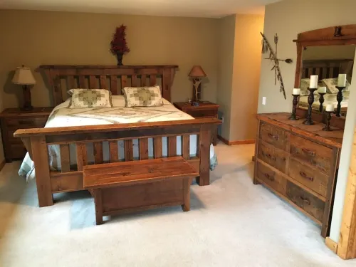 Luxury Waterfront Lake Minocqua 2 Story Rustic Townhome 3bd garage Hotel a Minocqua