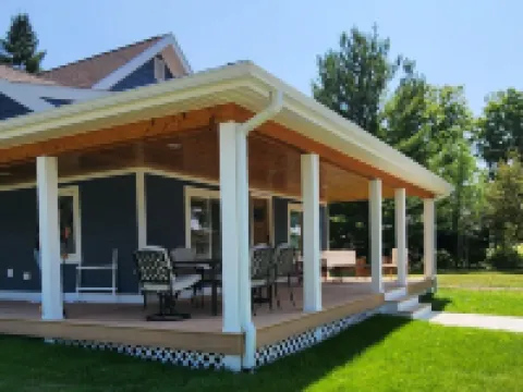 Newly renovated home with lake views, only one block from the beach! Hotels in Boyne City