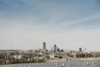 Modern Townhome with Skyline Views, Heated Balcony & Curated Art in Downtown DSM