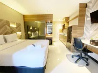 Cozy and Comfort Stay Studio Sentraland Semarang Apartment - Kitchens