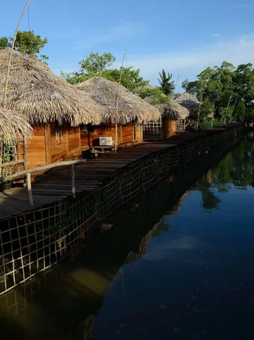 รูปภาพของท่าเรือปากประ บ้านต้นลำพู