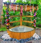 Secluded Jungle Cabin with outdoor tub, Sky Light and Fire Pit in Rincón