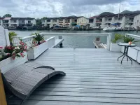 2 min Walk from Beach Luxury Waterfront Villa South Finger Jolly Harbour Hotels in Jennings