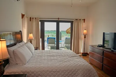Seafront, 3 bedroom private villa, 6 guests, family vacation, activities nearby