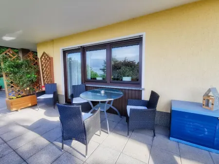 Excellent hillside location with wonderful views. Pets Allowed. Family friend.