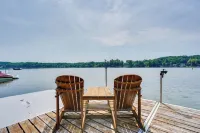 Porch and Views Queensbury Three Family Lakehouse - 3-Star