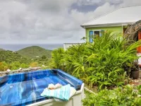 Breathtaking Panoramic Views of the British Virgin Islands from hot tub & pool! Hotels in Central