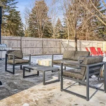 Champions' NSC Retreat HotTub Grill FirePit Fenced