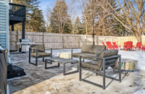 Champions' NSC Retreat HotTub Grill FirePit Fenced