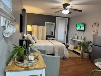 Beautifully Studio apartment, offering a warm ambiance with modern amenities.