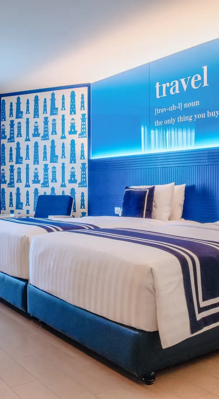 ห้องดีลักซ์ เตียงเดี่ยว 2 เตียง