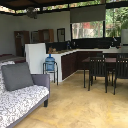 Loft, Queen and Single Bed, Kitchen-Dining Room-Outside Terrace