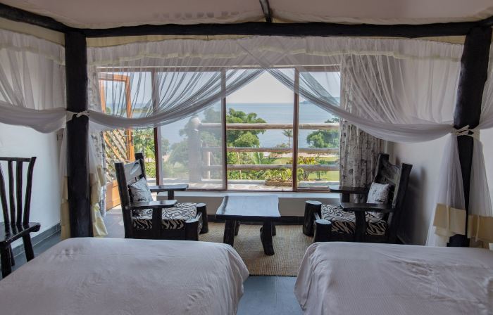 Room-Serene Lake View Lodge in Kayove, R
