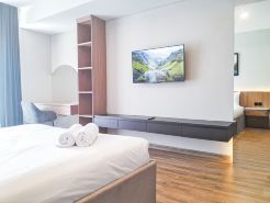 Relaxing 2Br Combined Unit At Apartment Tamansari Skylounge Balikpapan