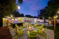 Backyard Oasis Heated Pool Tiki Bar Hot Tub - Balkon