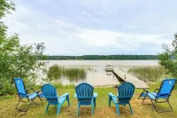 Modern Lakeside Chalet on Crow Wing Chain w/ Dock! - 3-Star
