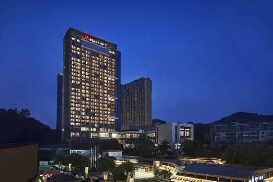 珠海新駿景マリオットホテルの外観の様子