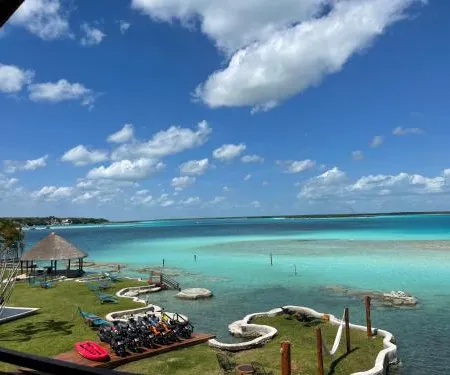 Blue Caribe Bacalar Front Lagoon