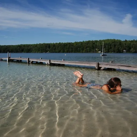 Cottage on Beautiful Long Pond  with Fantastic Sandy Lakefront Beach