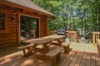 Log Cabin Retreat w/ Hot Tub, Game Room, Fire Pit