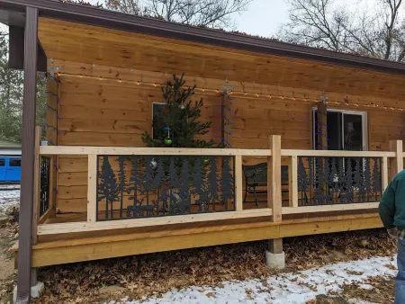 Private and Peaceful Patrick Lake Cabin Отели в г. Adams County