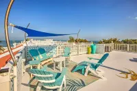 Gulf views w/scenic elevated sundeck, heated shared pool, boat dock availability