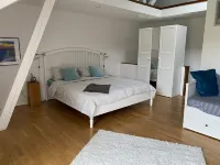 Vacation near the beach on a converted courtyard