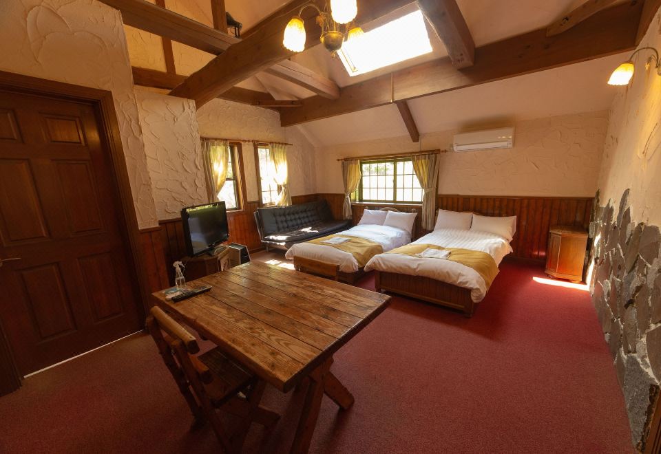 미나미 아소 루나 오브저베토리 오베르주 모리노 아뜰리에의 정원 전망