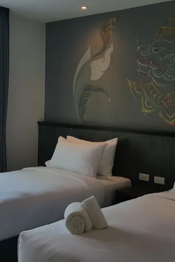 ห้องดีลักซ์ดับเบิล, เตียงคิงไซส์ 1 เตียง, วิวเมือง