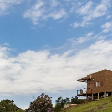 Cabin with Mountain View in Anitápolis VST032