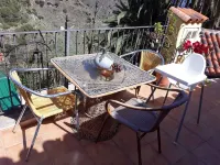 small house but a great atmosphere outside