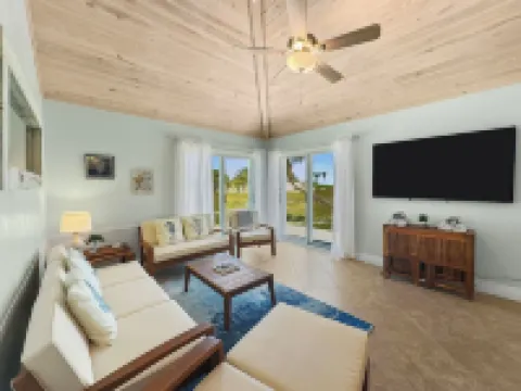 Golf Cart Included, Andros Villa, Treasure Cay, Bahamas, 100 yards from beach