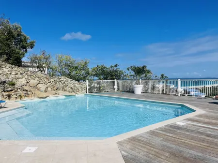 Villa bungalow Colibri vue sur mer et Saint Barthélémy
