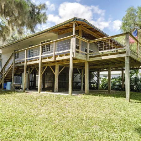 Renovated Crescent Lake Escape w/ Waterfront Deck!