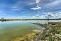 Lakefront Country Home w/ Waterslide & Trampoline! - parking