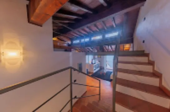 Bright penthouse on Lake Como with breathtaking view.