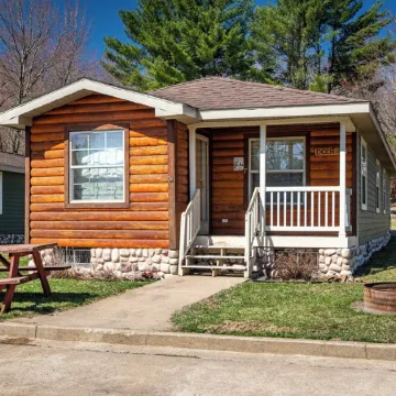 The Deer Cabin at the Riviera Resort in Neillsville, Wisconsin!