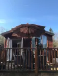 A beautiful Cabin on the 5 star White Cross Bay in a quiet area of the park -