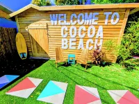 2 Minutes From Beach/Downtown + Patio & Grill Hotels near Cocoa Beach Aquatic Center